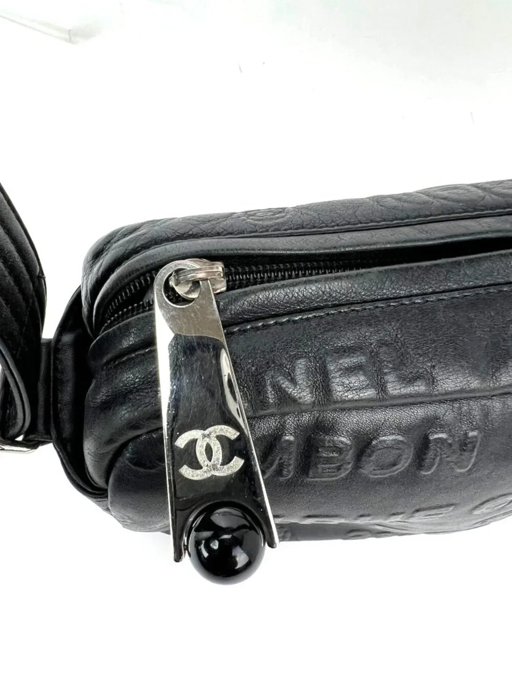 Chanel Unlimited Camera Black Lambskin Vintage Shoulder Bag